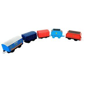 Thomas Train Sodor Fireworks Train Set With 4 Colorful‎ Cars